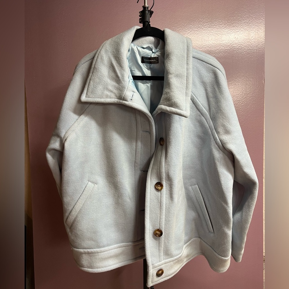 Summersalt Wool Peacoat Jacket size 2x